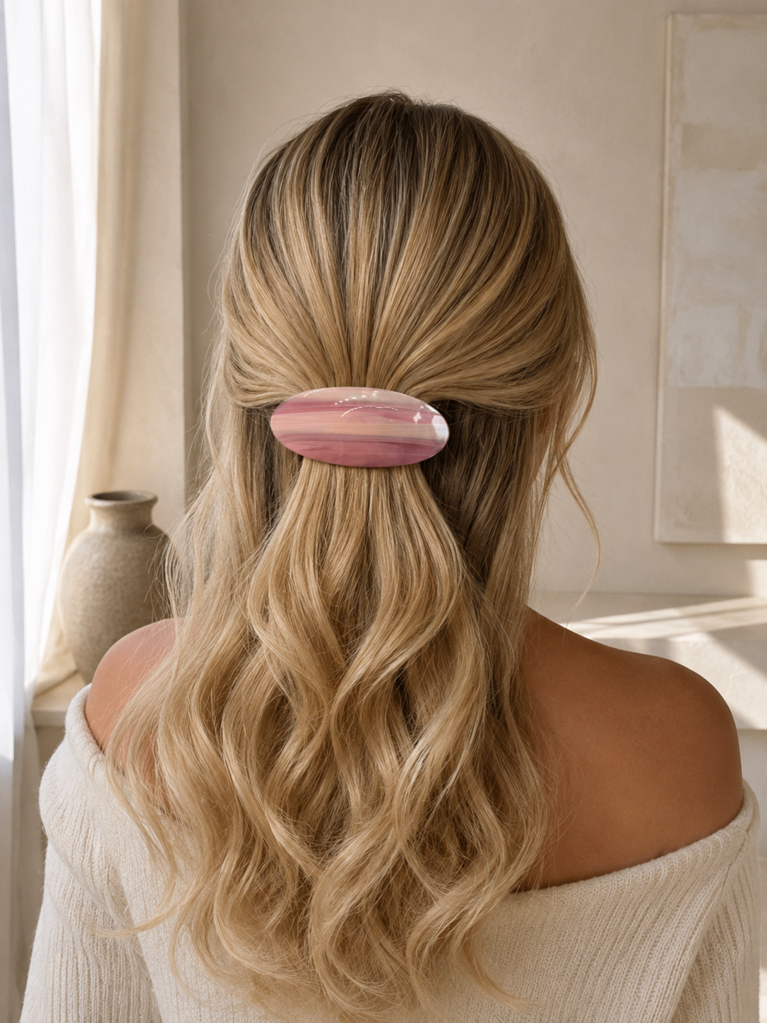 Blush Barrette