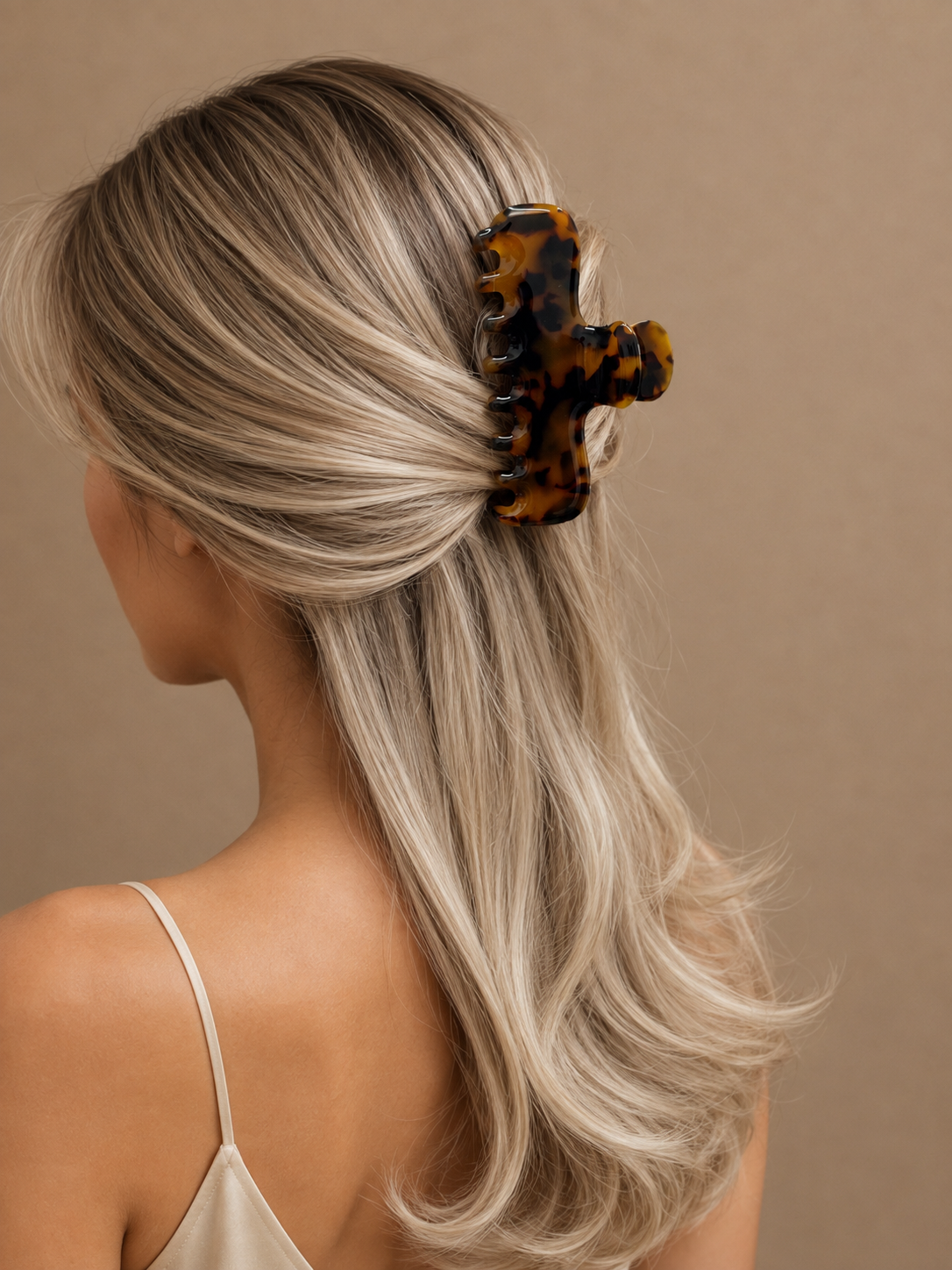 Amber Claw Clip