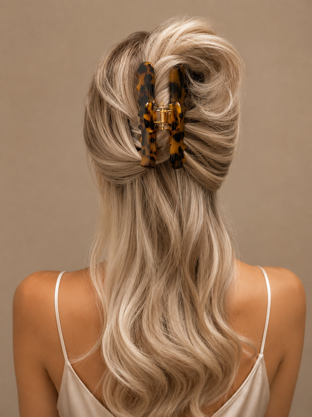Amber Claw Clip