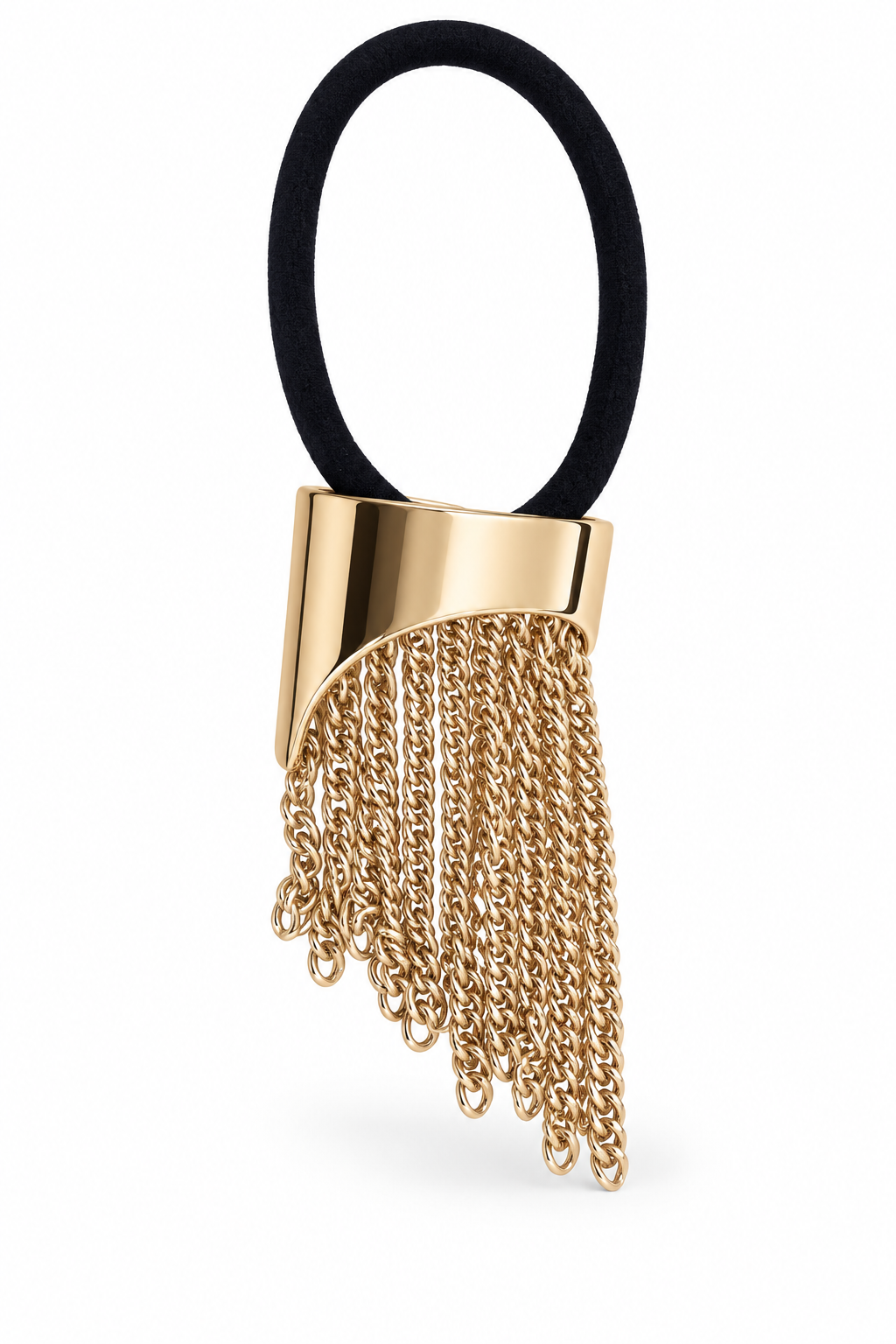 Cascade Pony Cuff in Gold on a neutral background