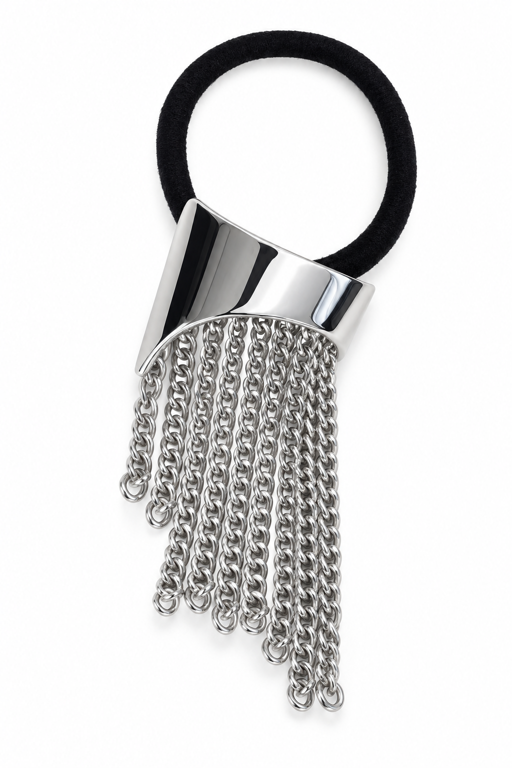 Cascade Pony Cuff in Silver on a neutral background