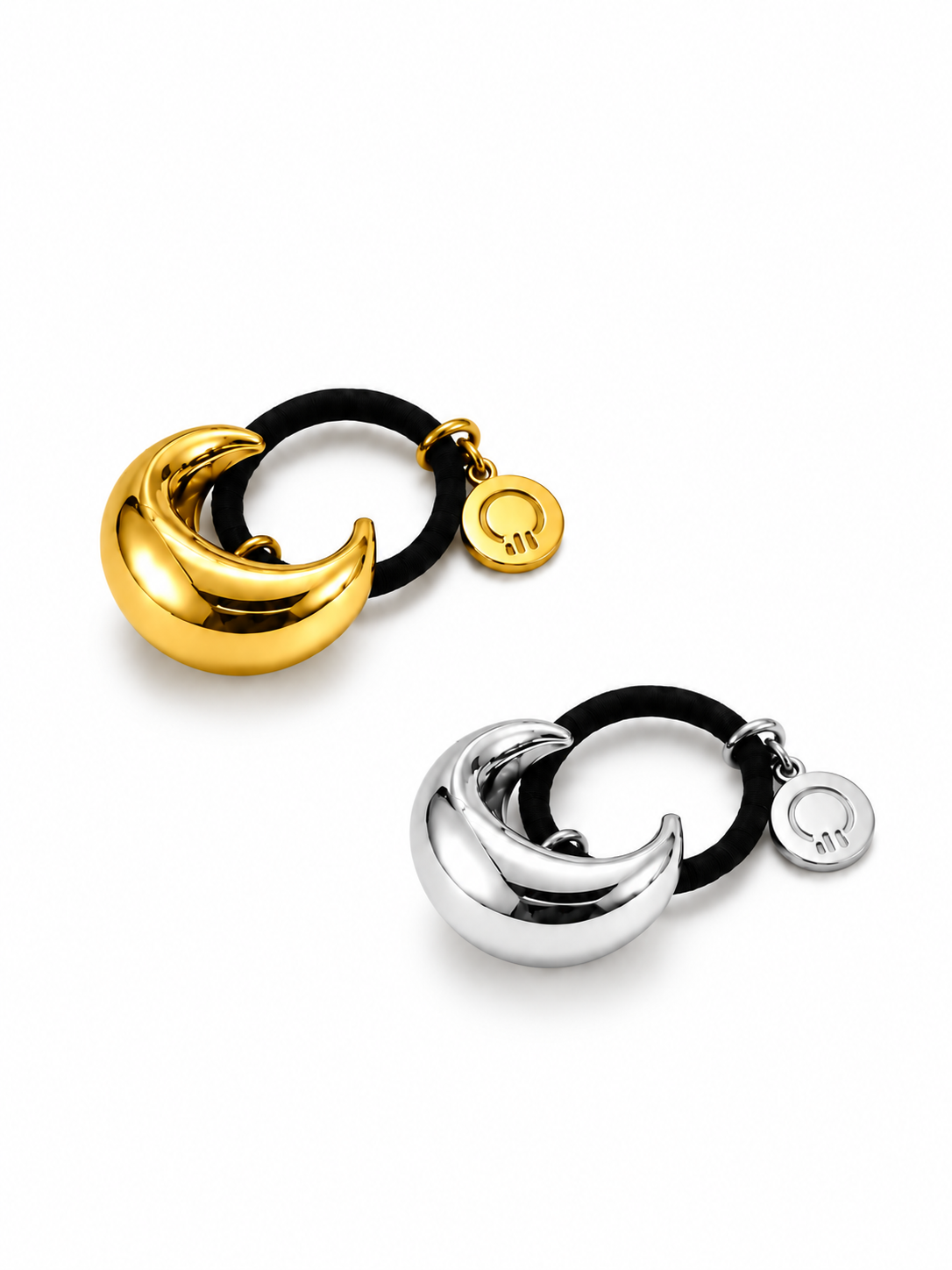 Nest Duo: Gold Mini + Silver Mini on white background