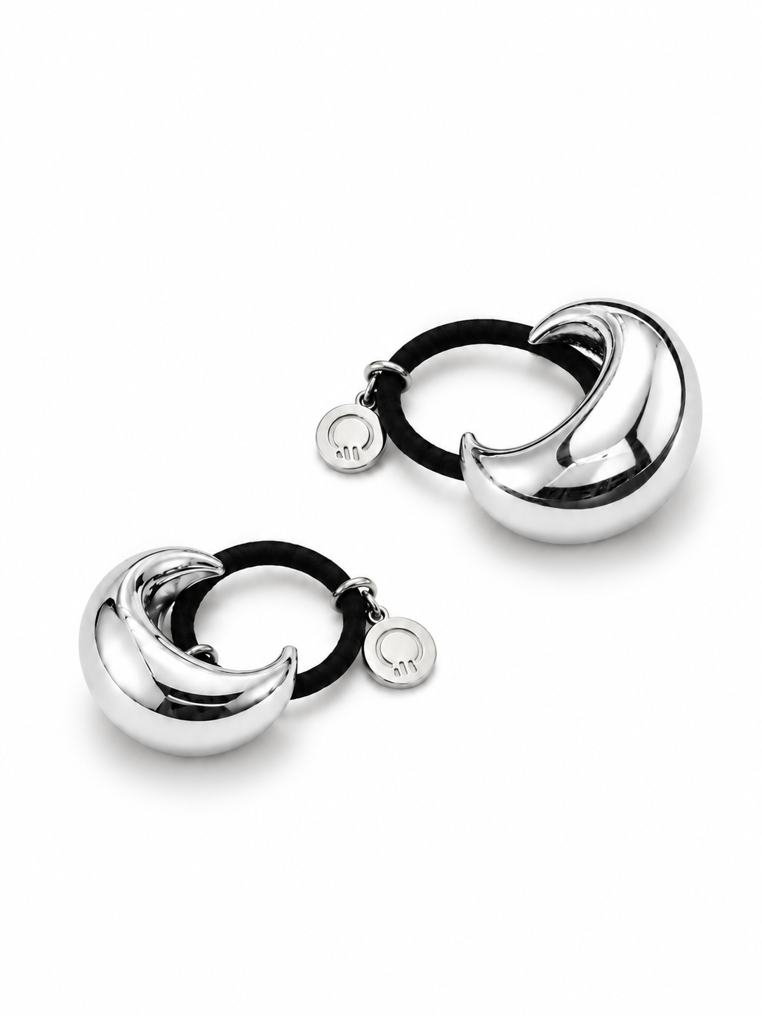 Nest Duo: Silver Mini + Silver Mini on white background
