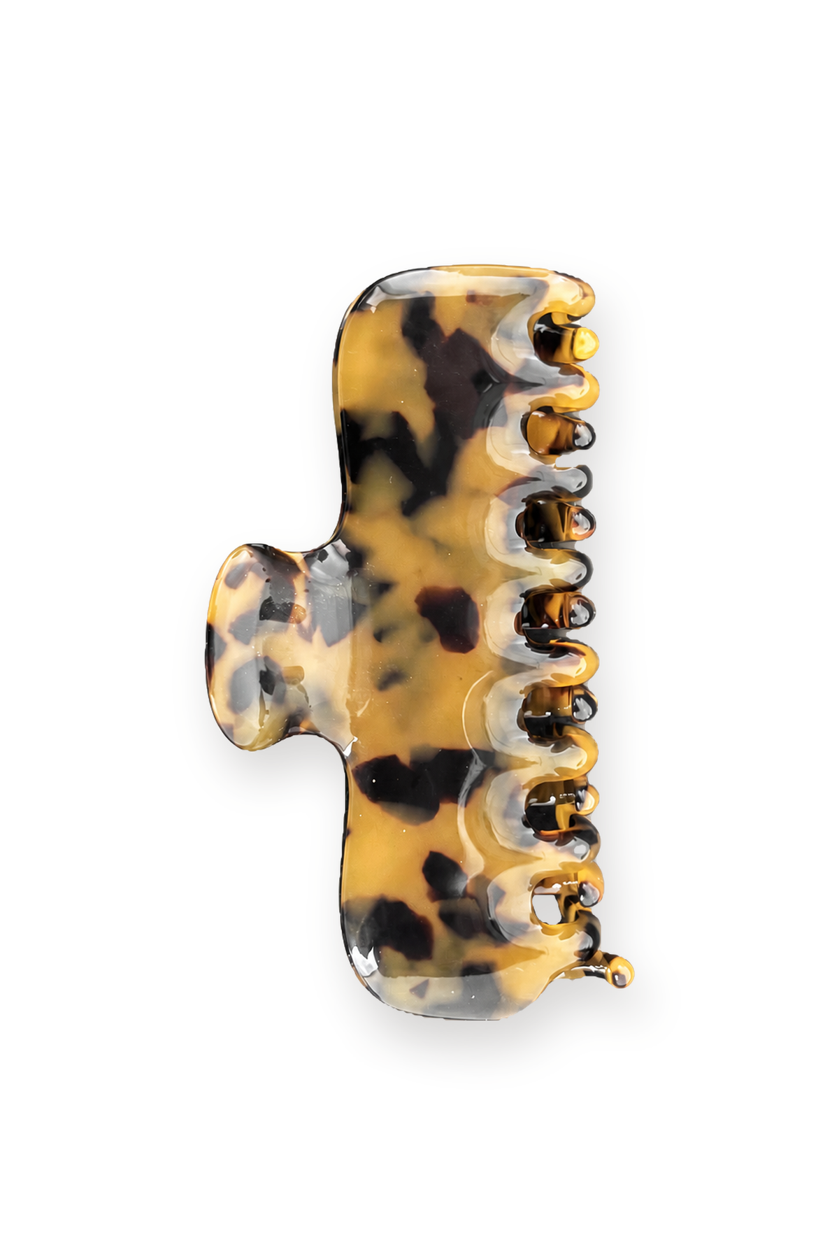 Amber Tortoise Acetate Claw Clip