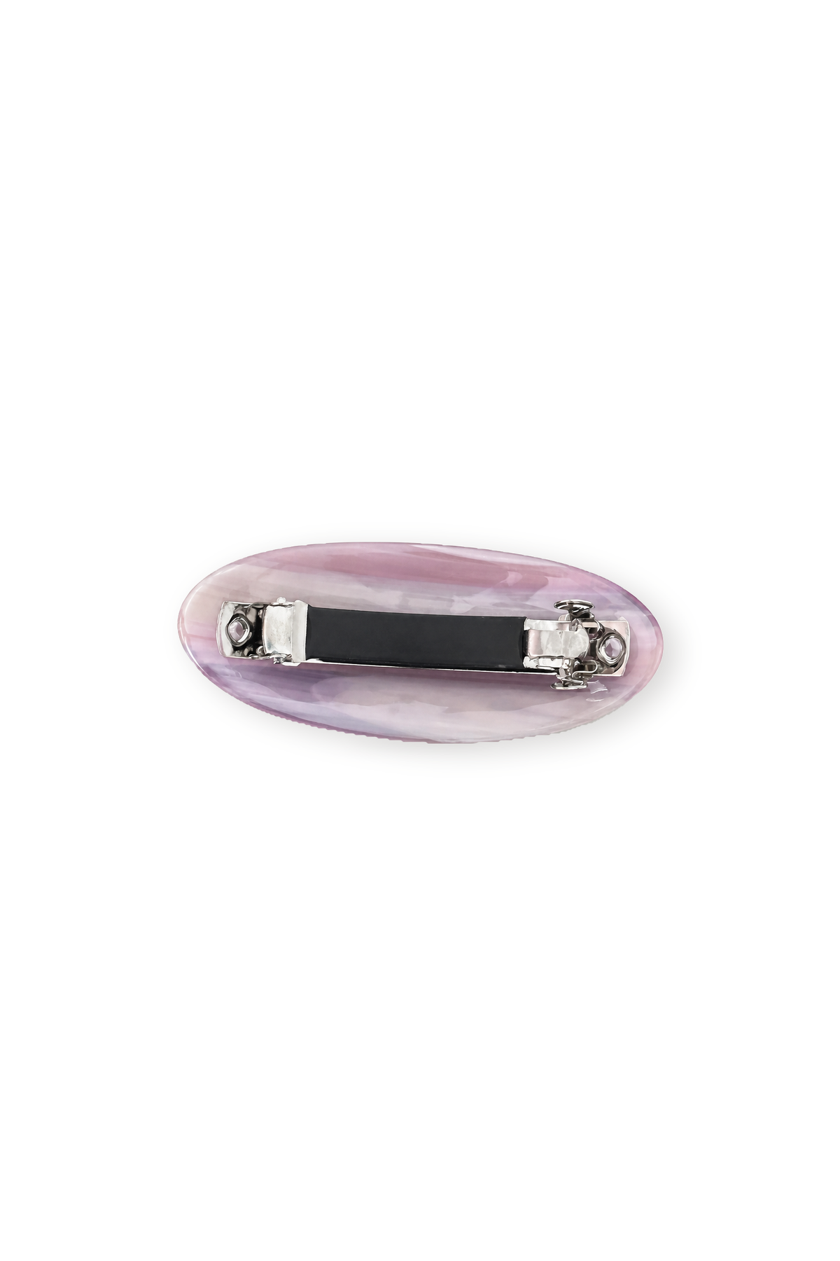 Blush Rosewater Marble Barrette
