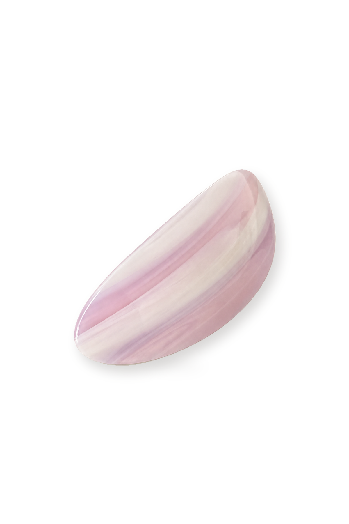 Blush Rosewater Marble Barrette