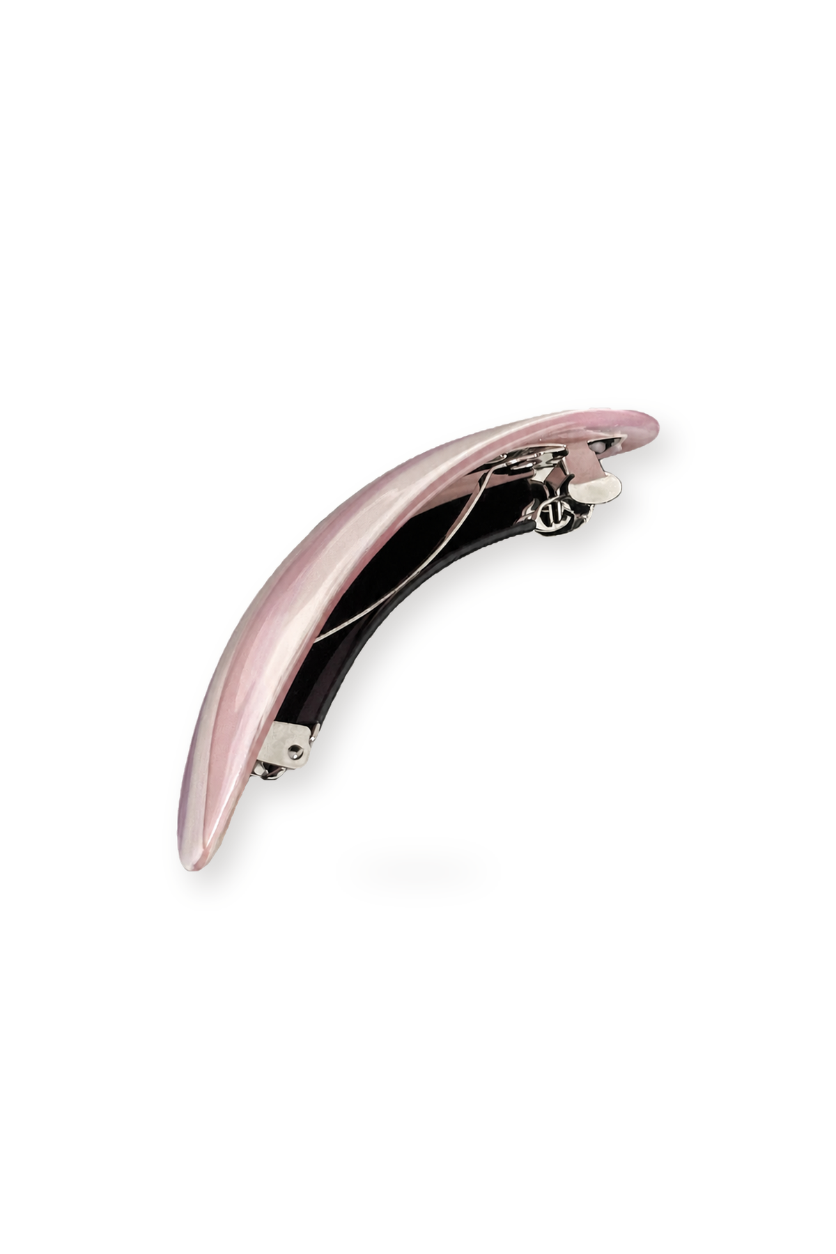 Blush Rosewater Marble Barrette