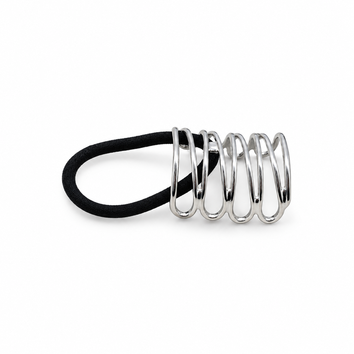 Cage Open-Frame Pony Cuff silver product view