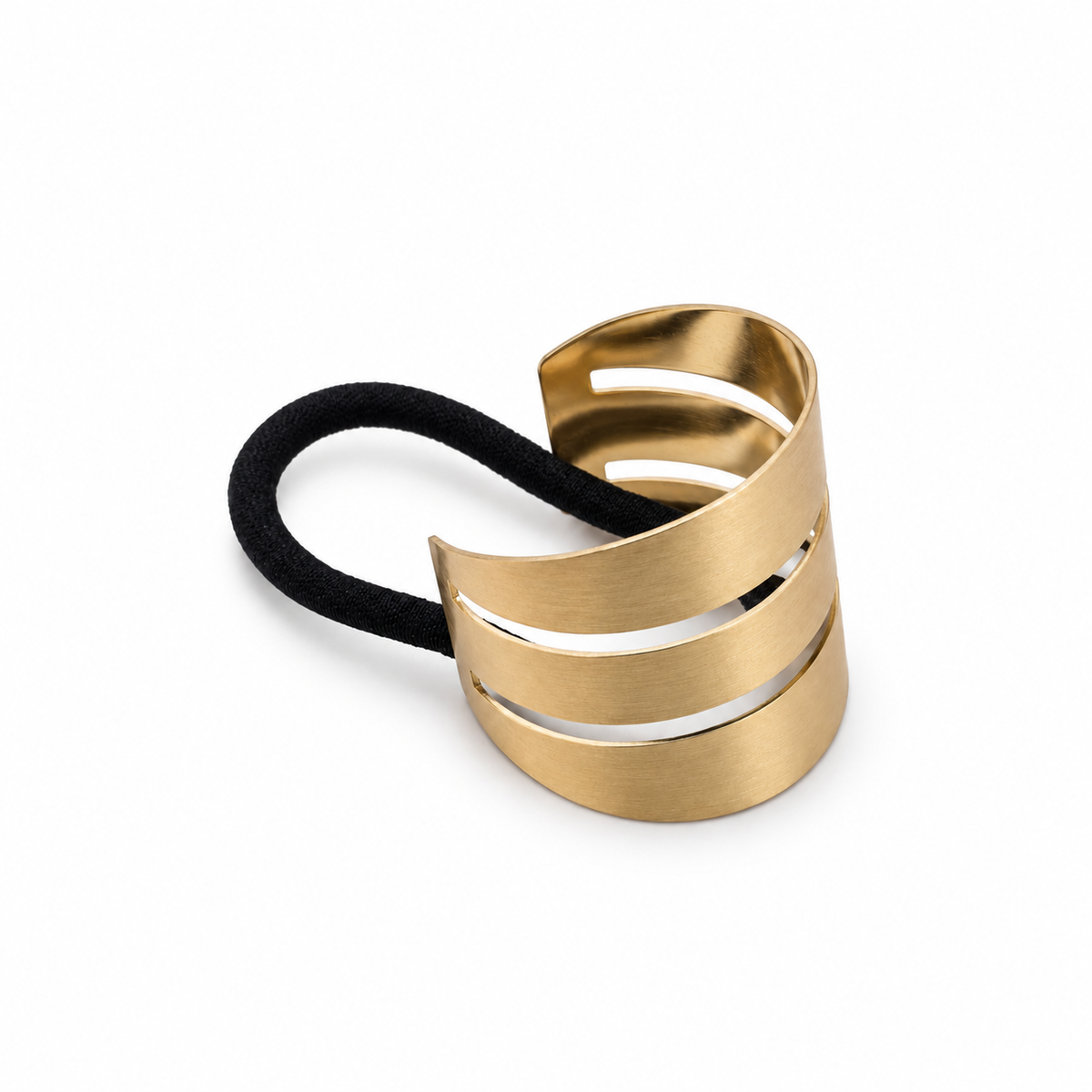 Column Triple-Band Pony Cuff gold product view