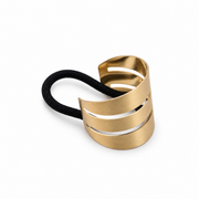 Column Triple-Band Pony Cuff gold product view