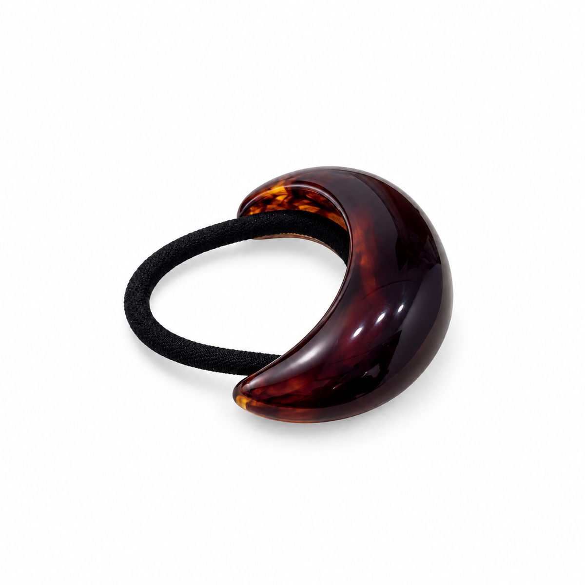 Cove Marbled Resin Pony Cuff burgundy product view