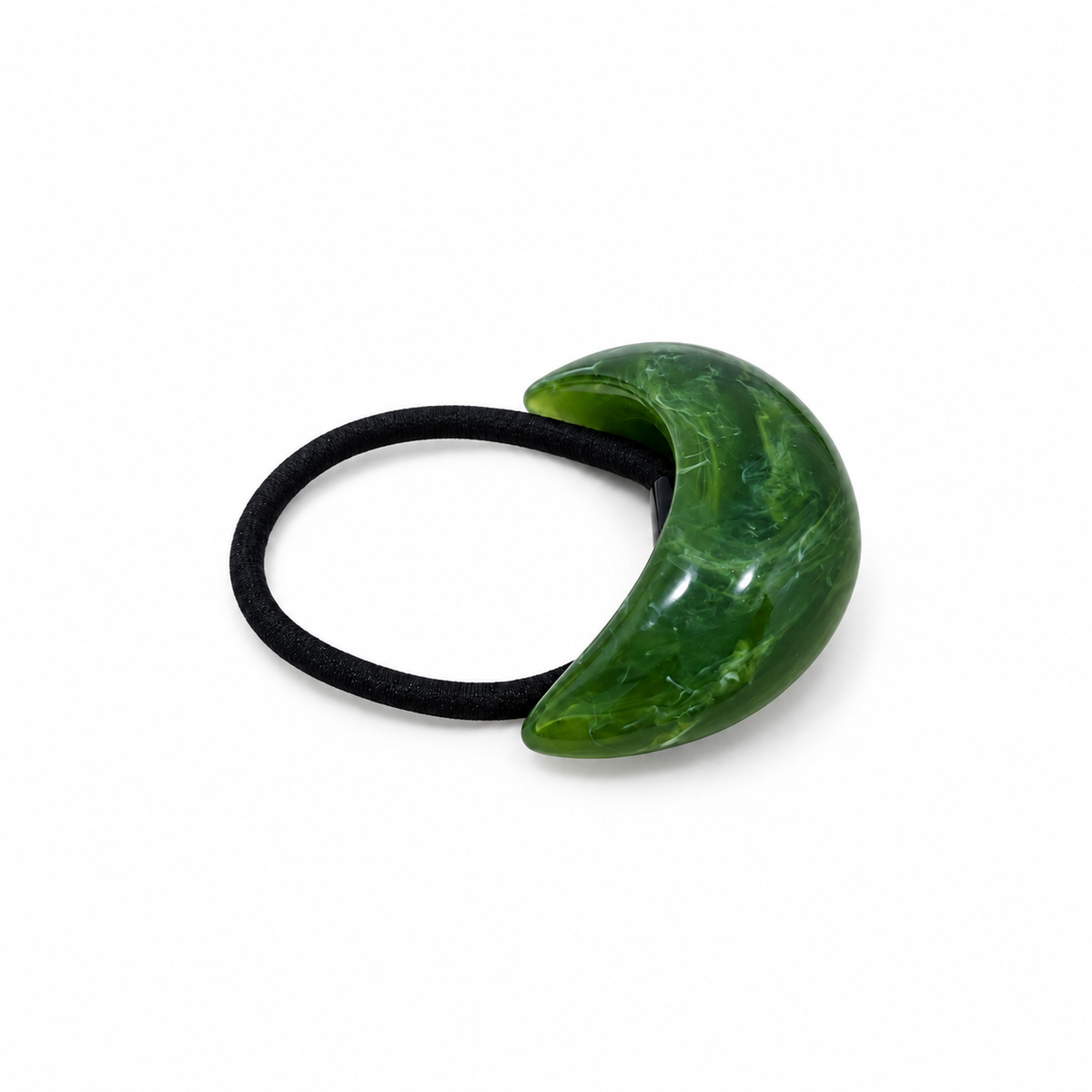 Cove Marbled Resin Pony Cuff green product view