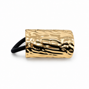 Forge Hammered Wide Pony Cuff gold product view