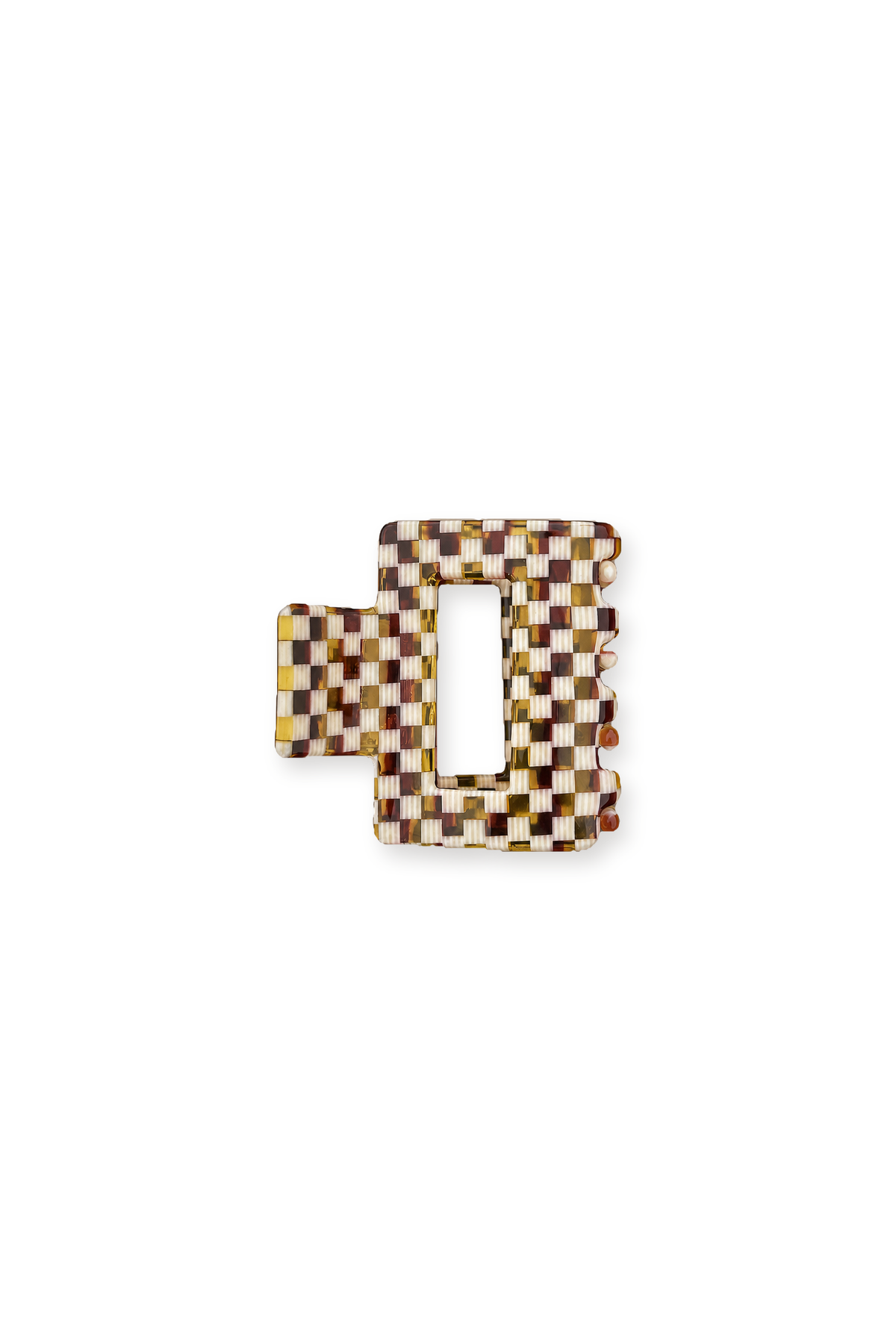 Picnic Checker Claw Clip