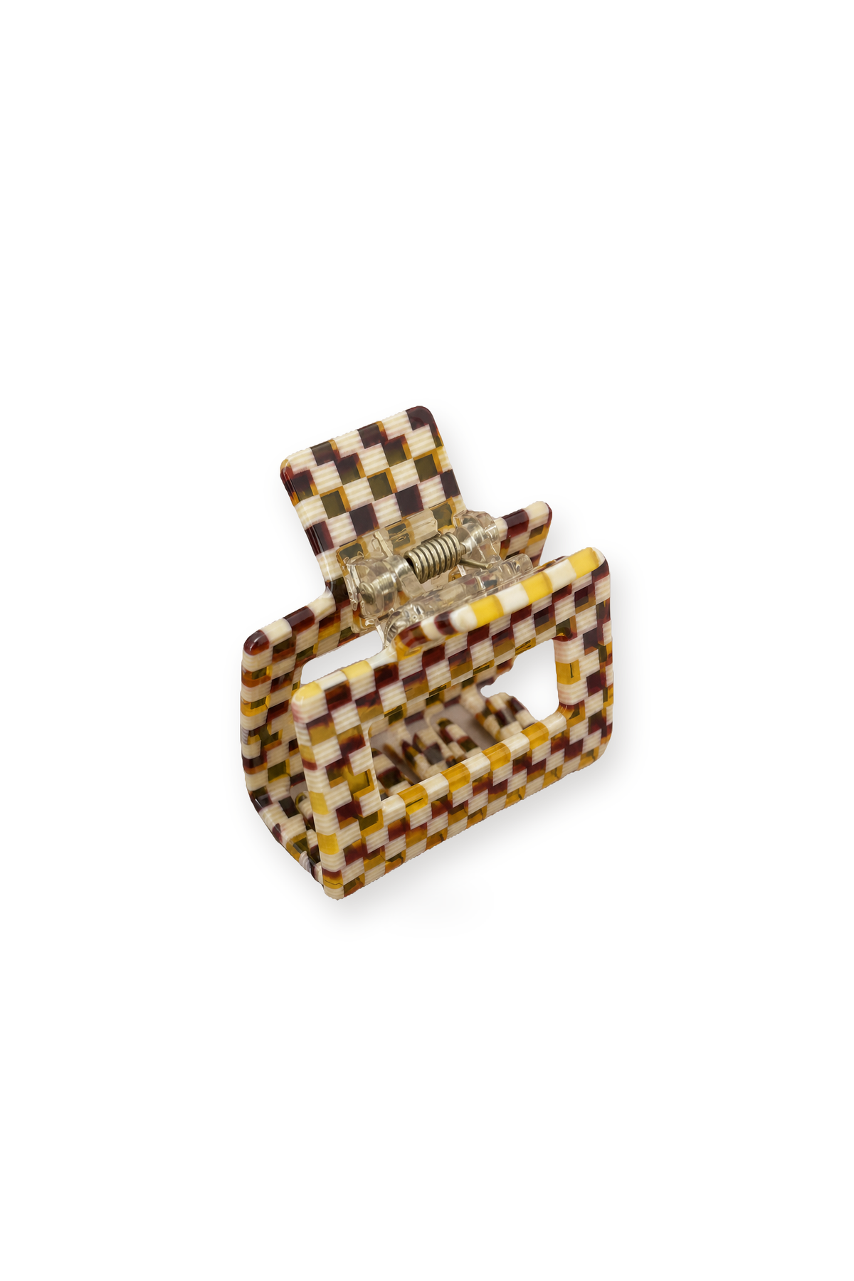 Picnic Checker Claw Clip