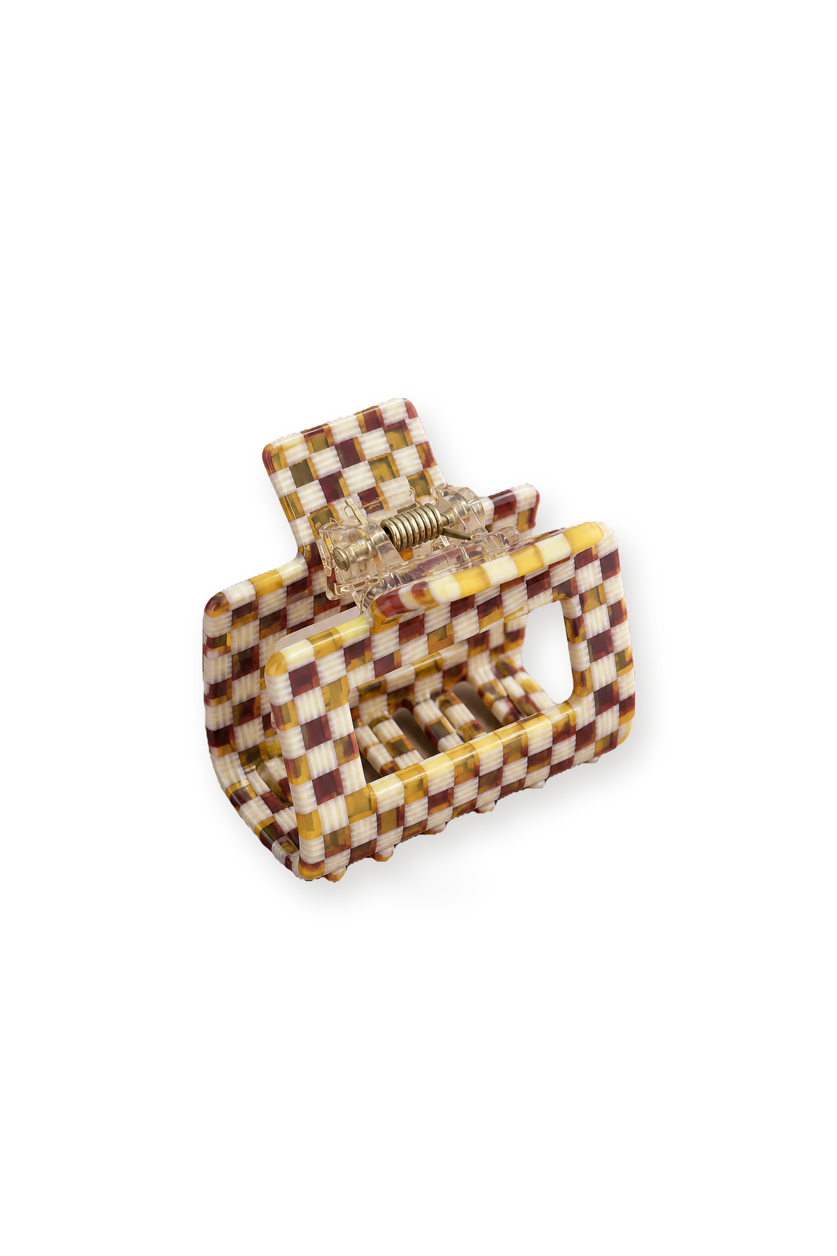 Picnic Checker Claw Clip