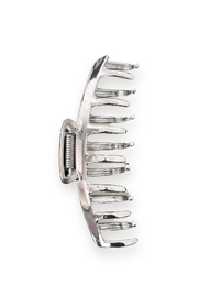 Ribbon Silver Metal Claw Clip