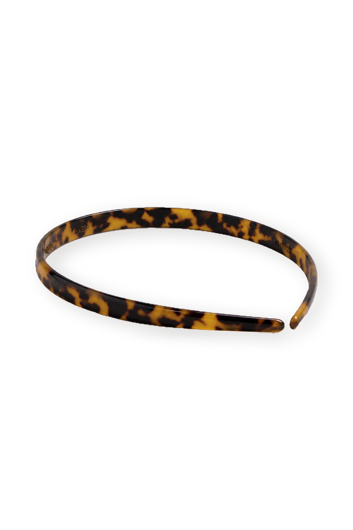 Tawny Amber Tortoiseshell Slim Headband