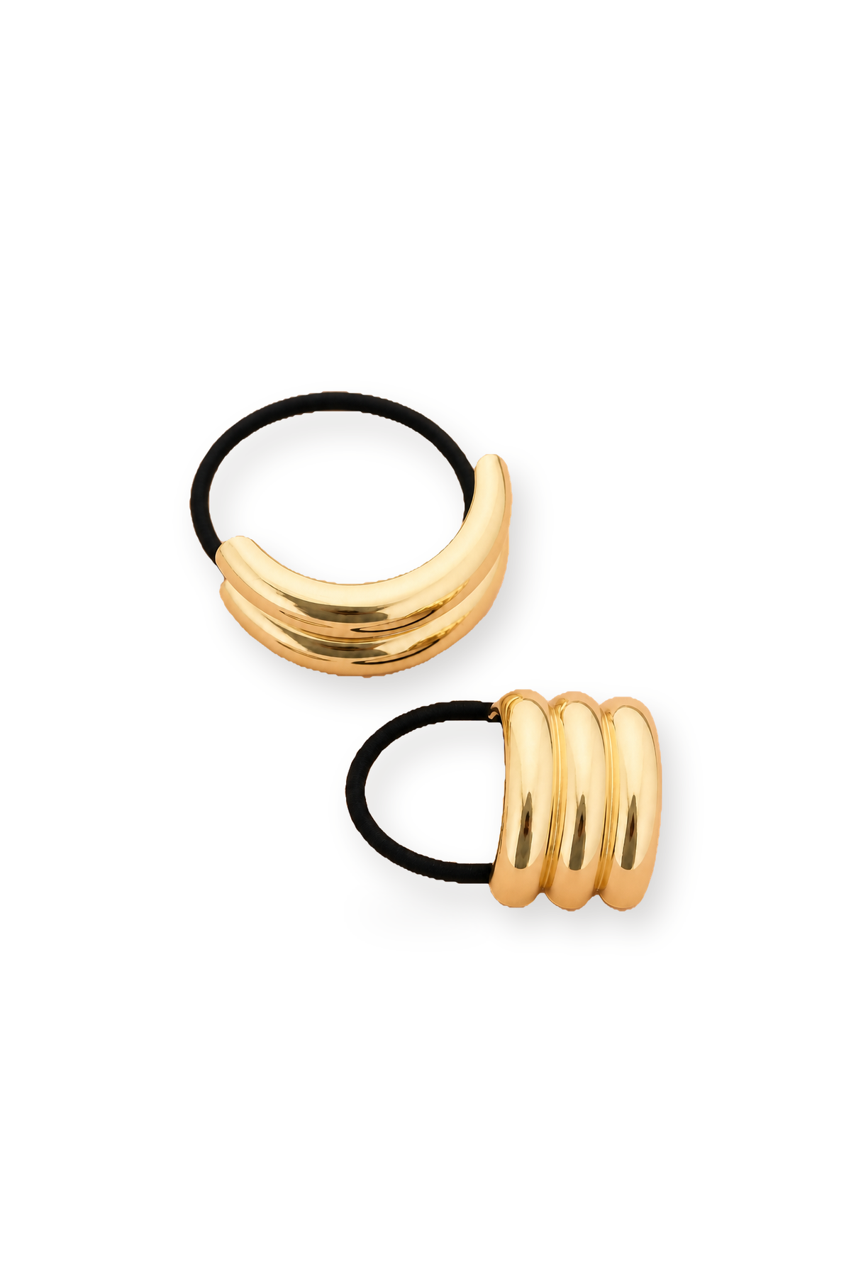 Trio Sculptural Pony Cuff Set