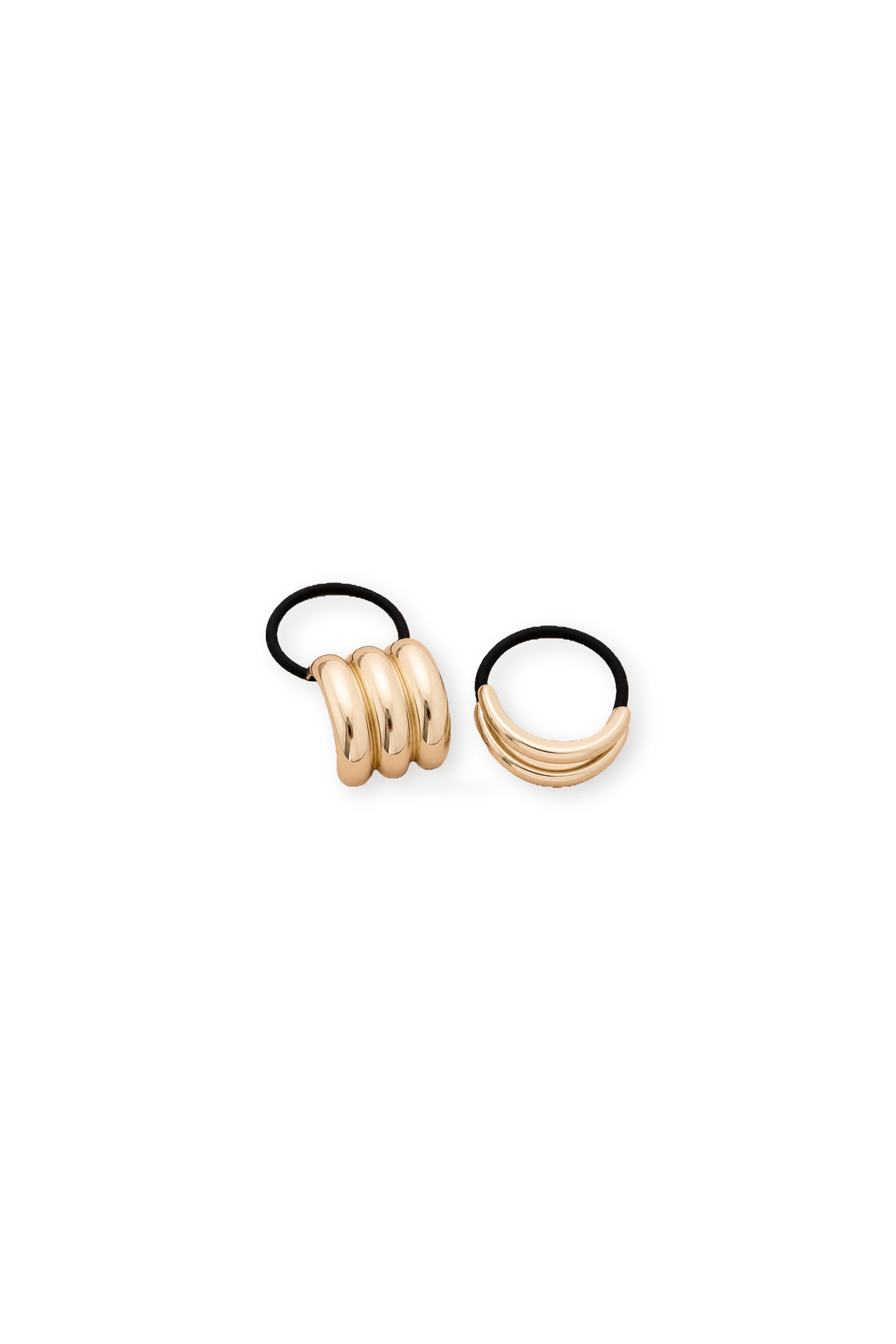 Trio Sculptural Pony Cuff Set