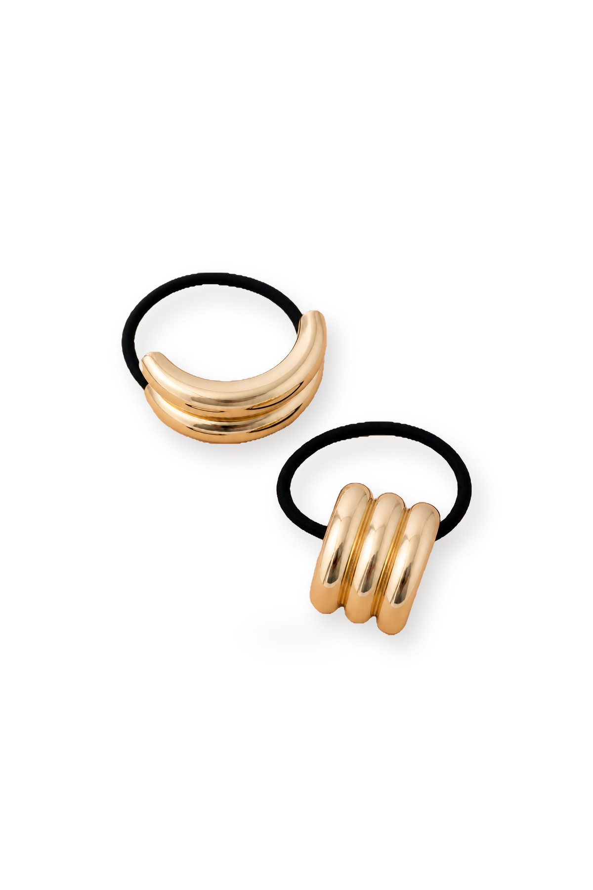 Trio Sculptural Pony Cuff Set